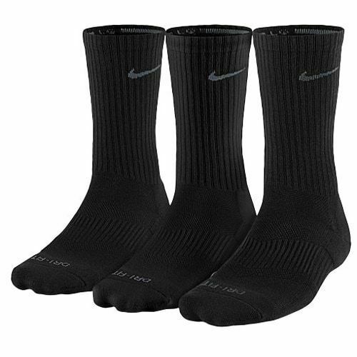 nike mid socks black